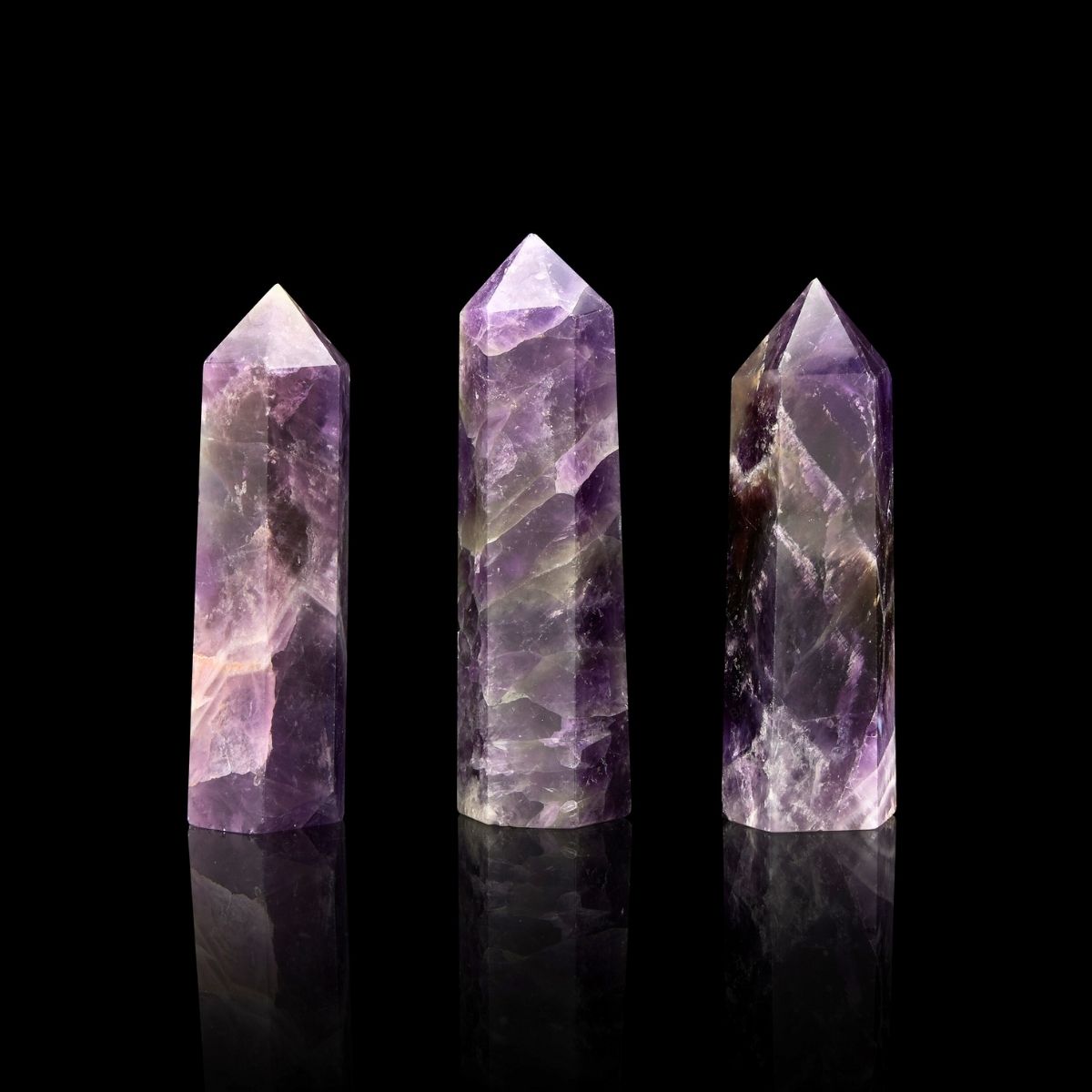 Amethyst Crystal Wand - Crown Chakra Healing