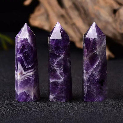 Amethyst Crystal Wand - Crown Chakra Healing