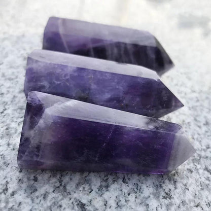 Amethyst Crystal Wand - Crown Chakra Healing