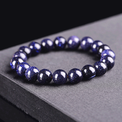 Blue Sandstone Bracelet - Intention Amplifier