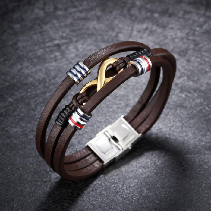 Leather Infinity Bracelet - Infinite Possibilities