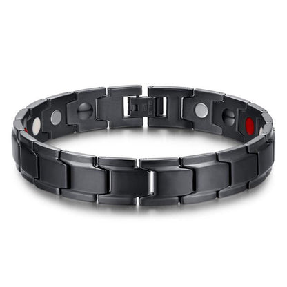 Magnetic Therapy Bracelets - Black, Silver, Gold