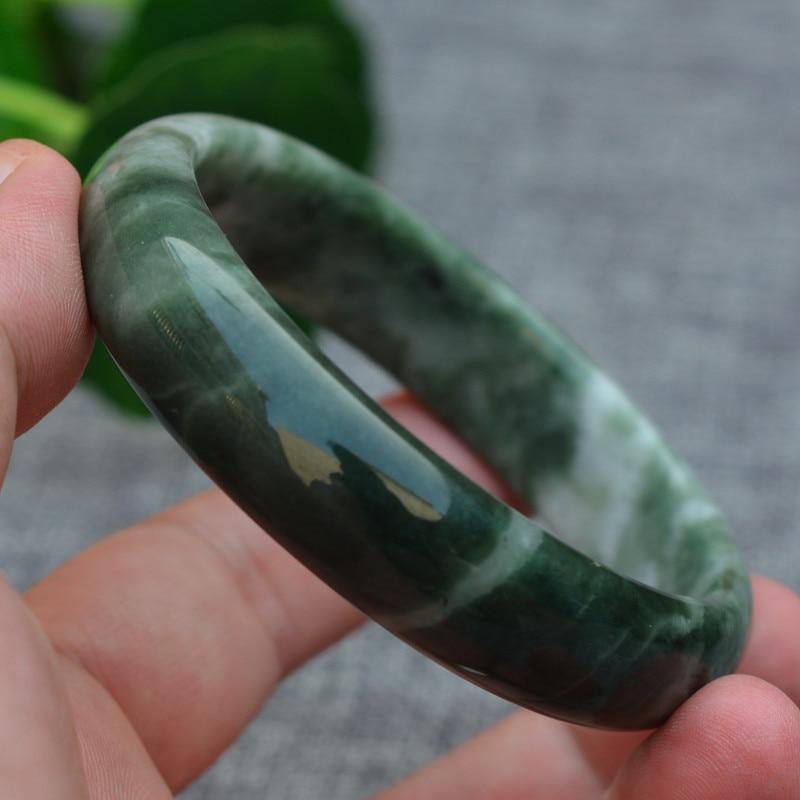 Pure Jade Bangle Bracelet - Healing & Protecting