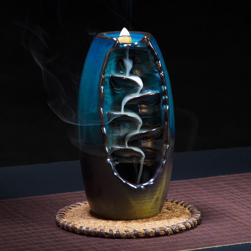 Smoke Waterfall Cone Incense Burner