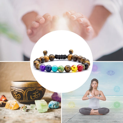 FREE! Tiger Eye Chakra Bracelet - Protection & Balance