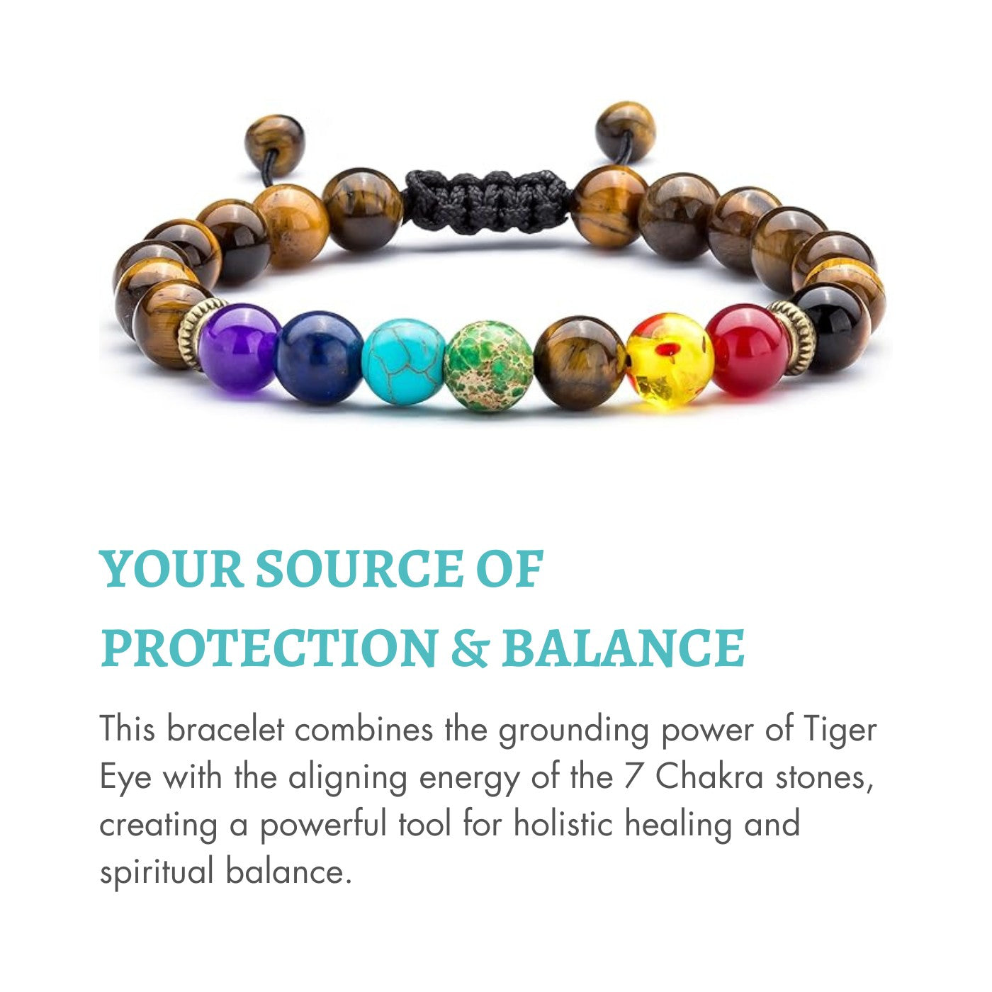 FREE! Tiger Eye Chakra Bracelet - Protection & Balance